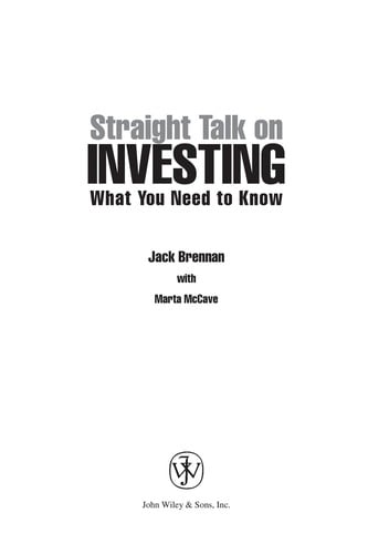Straight Talk on Investing