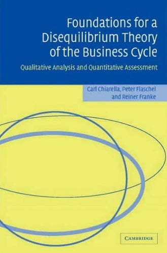 Foundations for a disequilibrium theory of the business cycle