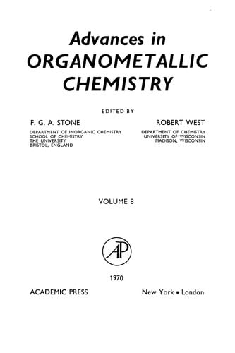 Advances in Organometallic Chemistry, 8.