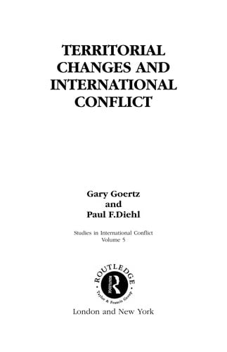 Territorial changes and international conflict