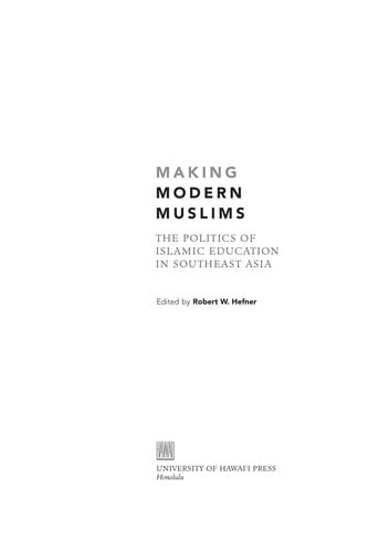 Making modern Muslims