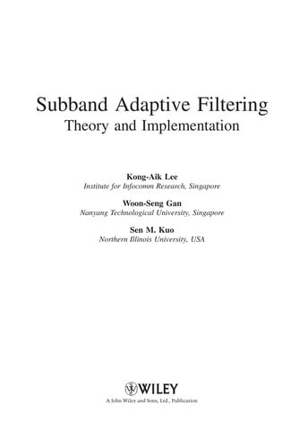 Subband adaptive filtering
