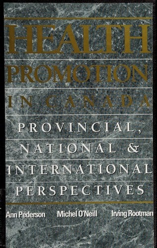 Health promotion in Canada