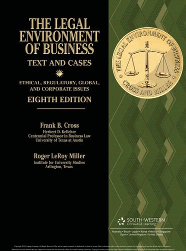 The legal environment of business