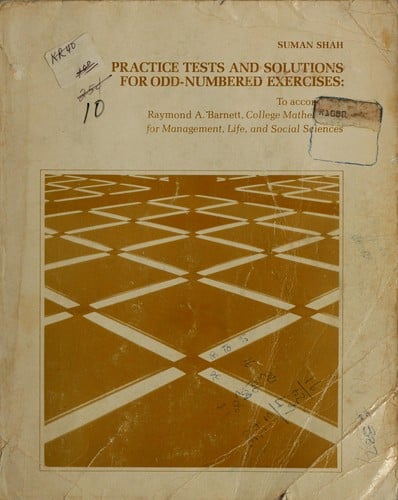 Practice tests and solutions for odd-numbered exercises