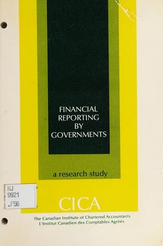 Financial reporting by governments. --