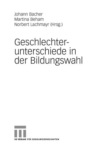 Geschlechterunterschiede in der Bildungswahl