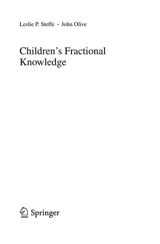 Children’s Fractional Knowledge