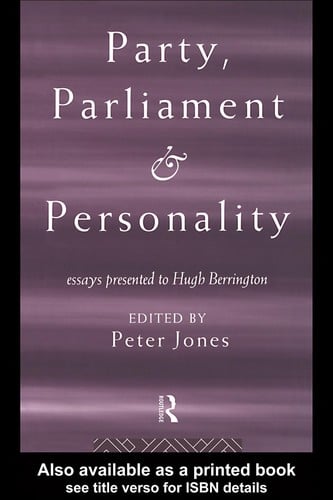 Party, Parliament, and personality