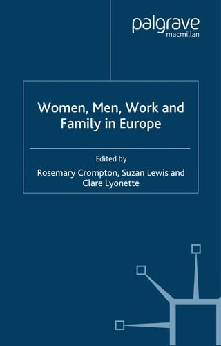 Women, men, work, and family in Europe