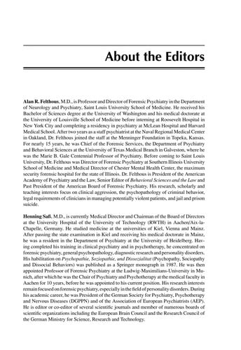 The international handbook of psychopathic disorders and the law