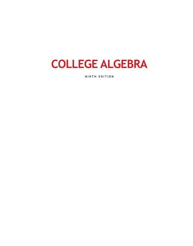 College algebra