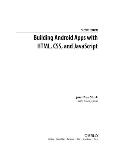Building Android apps with HTML, CSS, and JavaScript