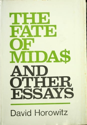 The fate of Midas, and other essays