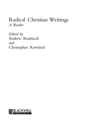 Radical Christian writings