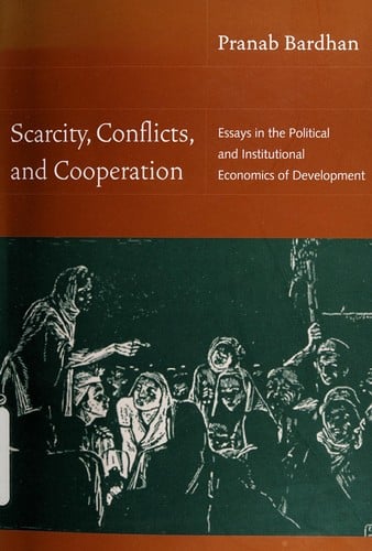 Scarcity, conflicts, and cooperation
