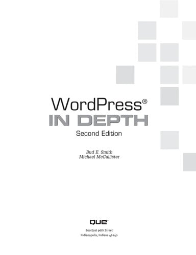WordPress in depth