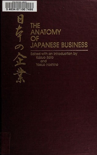 The Anatomy of Japanese business