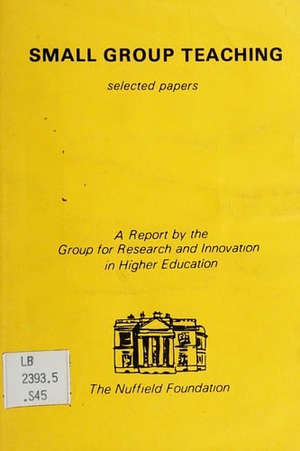 Small group teaching