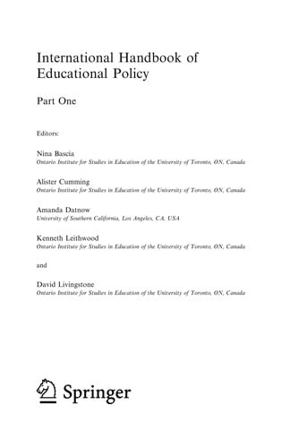 International handbook of educational policy