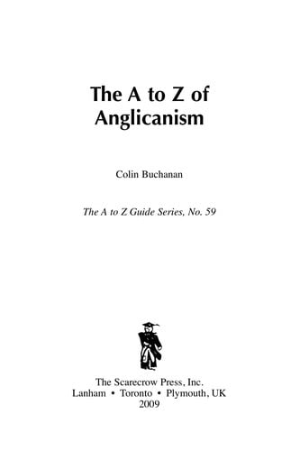 The A to Z of Anglicanism