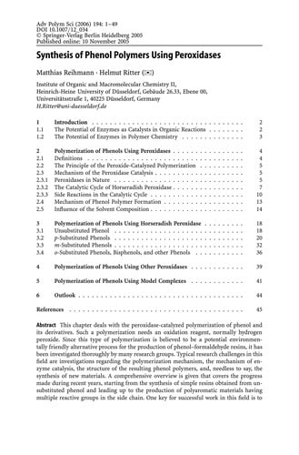 Enzyme-catalyzed synthesis of polymers