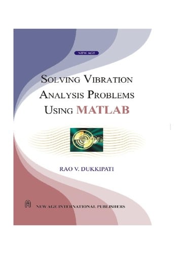 Solving vibration analysis problems using MATLAB