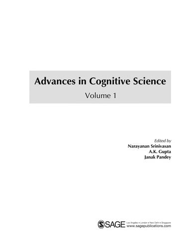 Advances in cognitive science