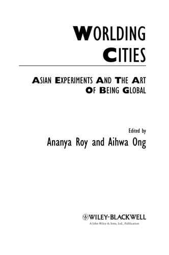 Worlding cities