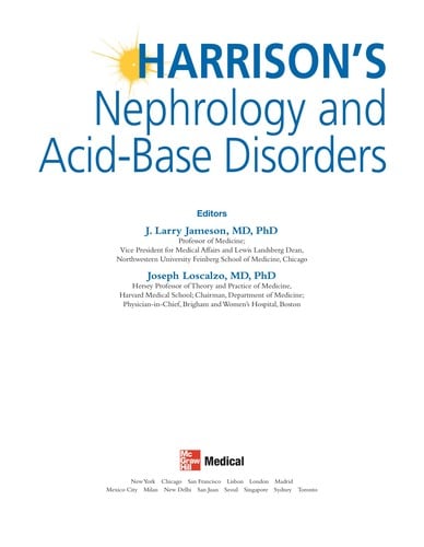Harrison's nephrology and acid-base disorders