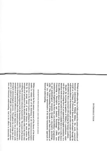 Descriptive psychology and historical understanding