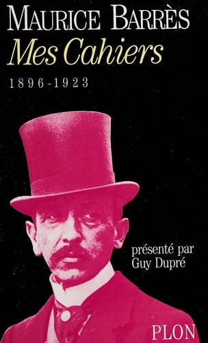 Mes cahiers, 1896-1923