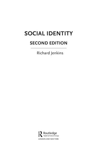 SOCIAL IDENTITY