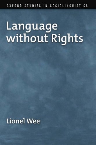 Language without rights