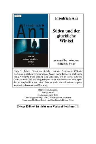 S uden und der gl uckliche Winkel: Roman