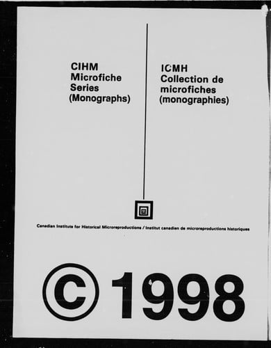 Overture re Elder-Moderator, points in the government of the Presbyterian Church in Canada (unofficial)