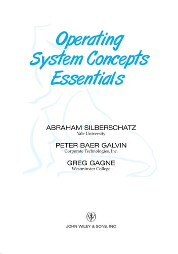 Operating system concepts essentials