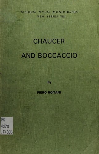Chaucer and Boccaccio