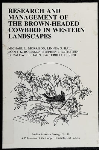 Research and management of the brown-headed cowbird in western landscapes