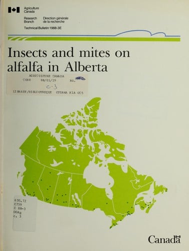 Insects and mites on alfalfa in Alberta