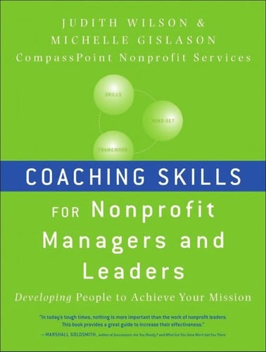 Coaching Skills for Nonprofit Managers and Leaders