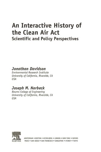 An interactive history of the Clean Air Act