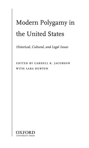 Modern polygamy in the United States