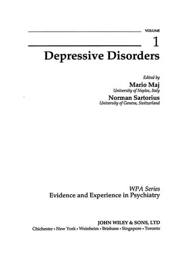 Depressive disorders