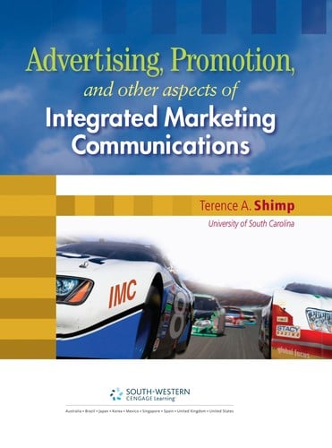 Advertising, promotion, and other aspects of integrated marketing communications