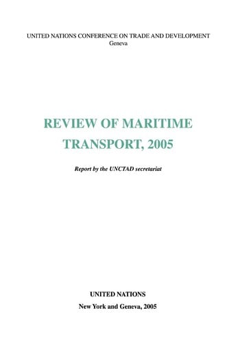 Review of maritime transport, 2005