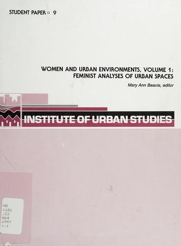 Women and urban environments