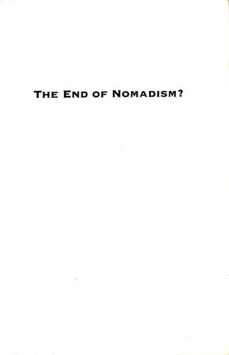 The end of Nomadism?