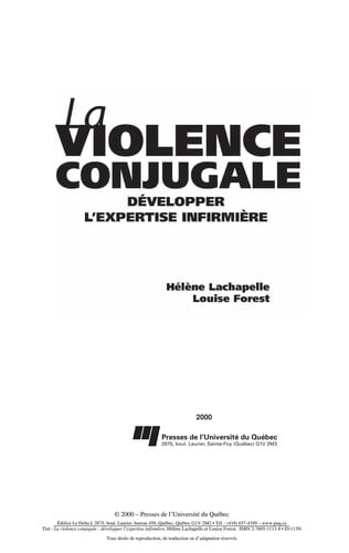 La violence conjugale