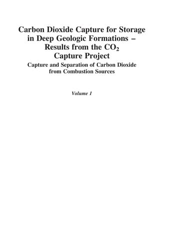 Carbon dioxide capture for storage in deep geologic formations